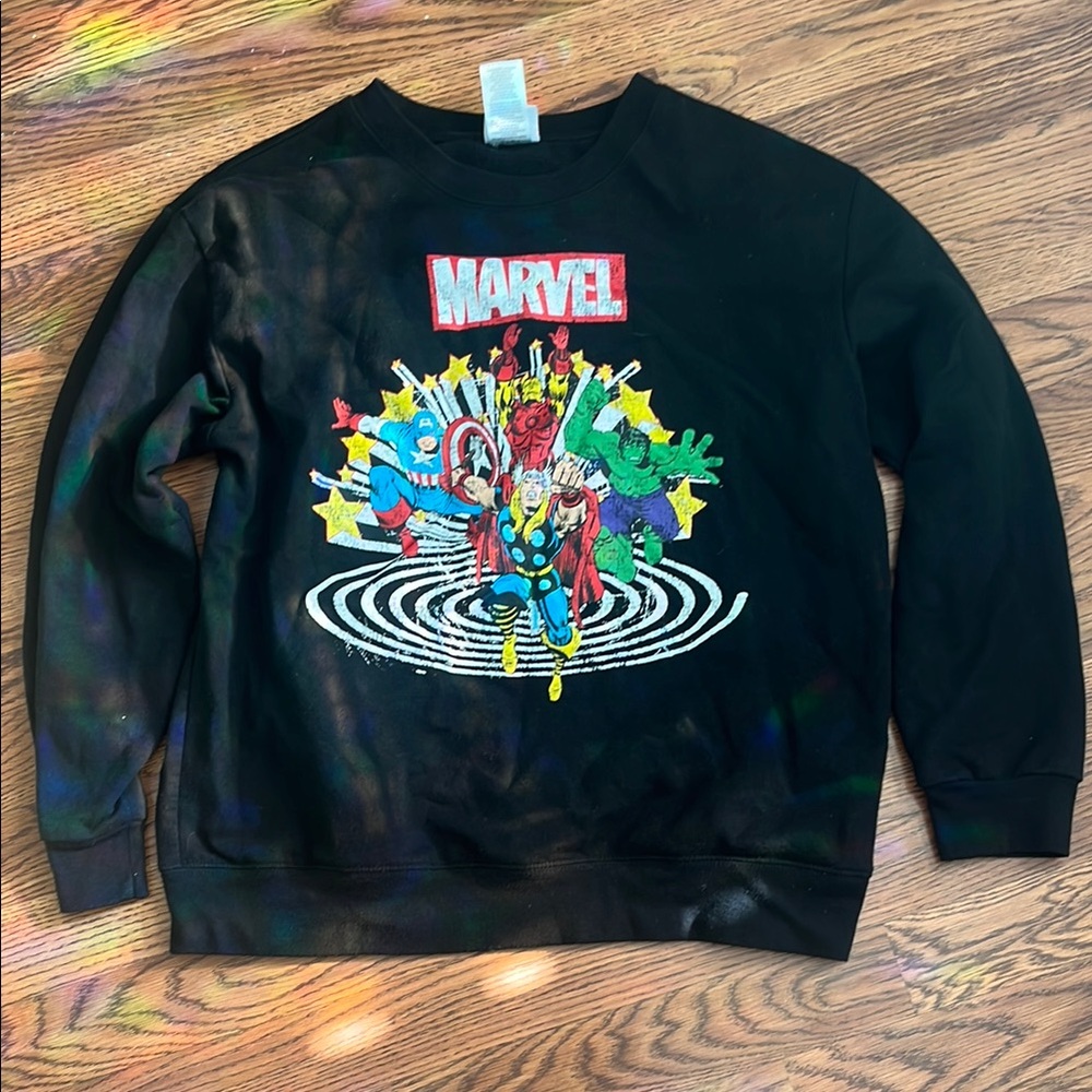 Marvel Black Graphic Sweater